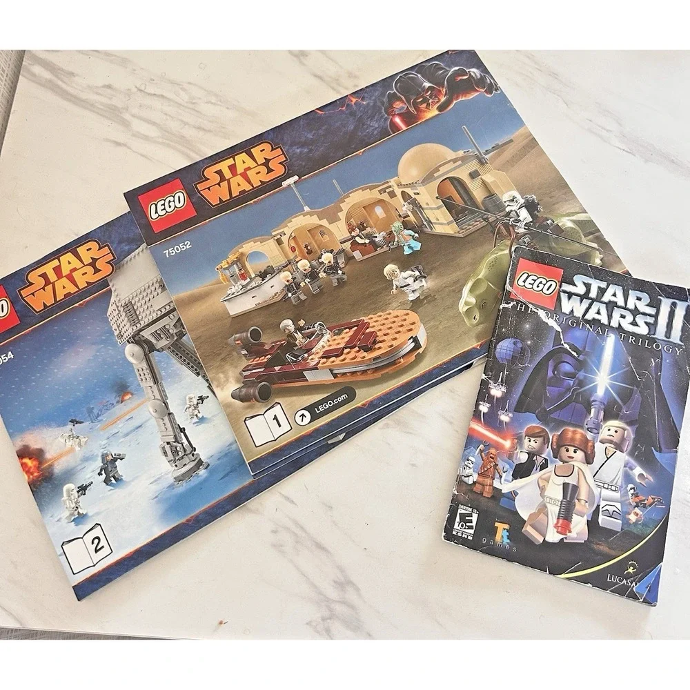LEGO Marvel Star Wars Bundle of 2 Instruction Manuals Star Wars & Star Wars II
